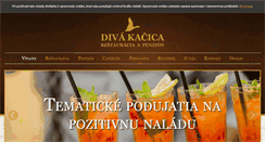 Desktop Screenshot of divakacica.sk